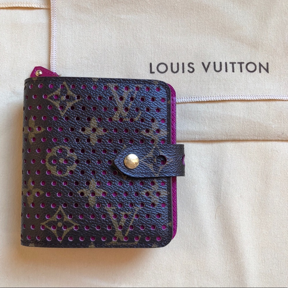 Louis Vuitton Fuchsia Compact Zipped Wallet
